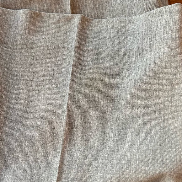 Lauren Ralph Lauren Gray Wool Blend Tailored Trousers Pants Size 14 FLAWED - Picture 7 of 8